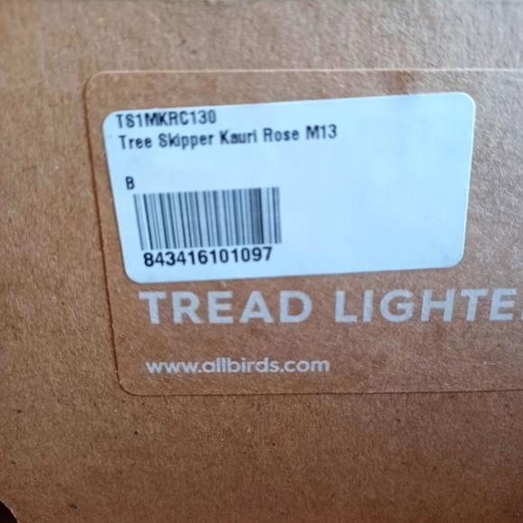 ALLBIRDS Tree Skipper Tread Lightly Kauri Rose Mens 13 Unisex - Picture 7 of 7